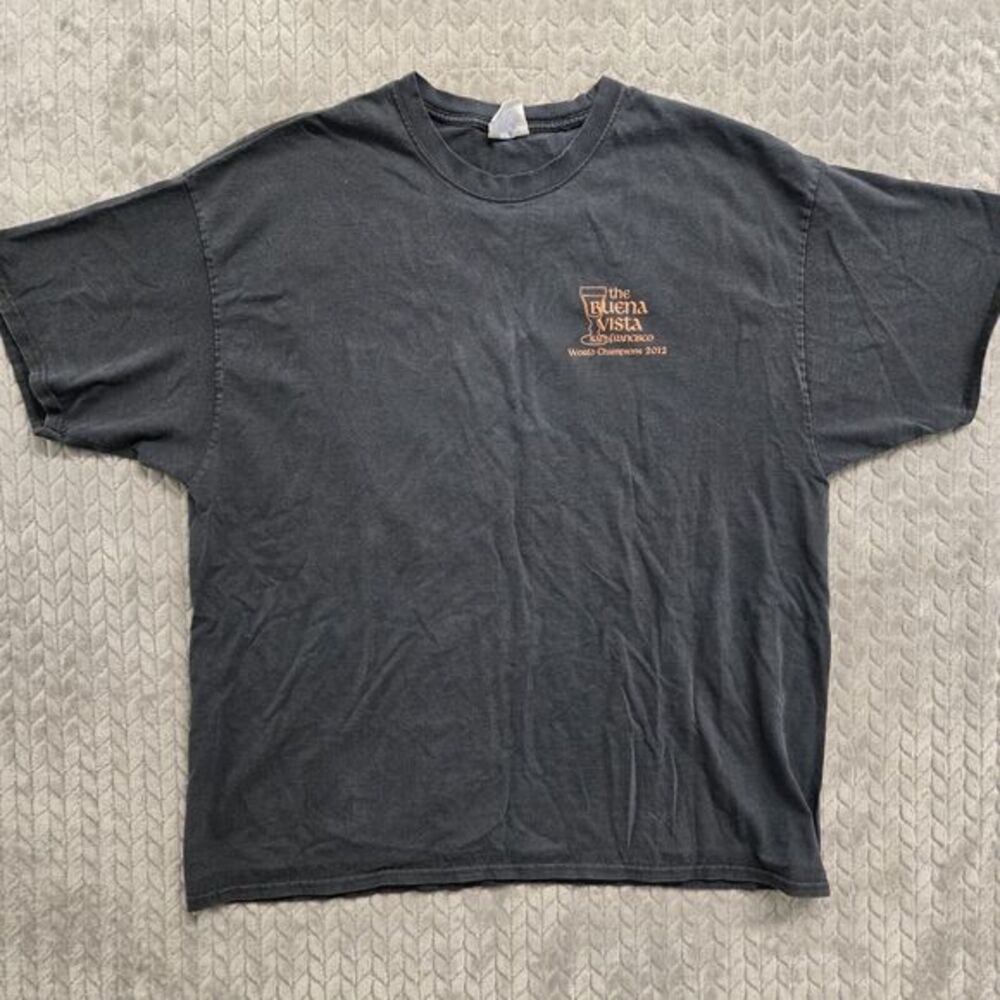 The Buena‎ Vista Cafe Champions 2012 T-shirt Men Size 2XL Black San Francisco